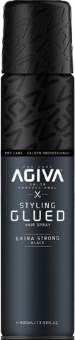 ספריי מקשיח אחיזה אקסטרה חזקה Agiva Styling Glued EXTRA Strong 400ml אגיבה