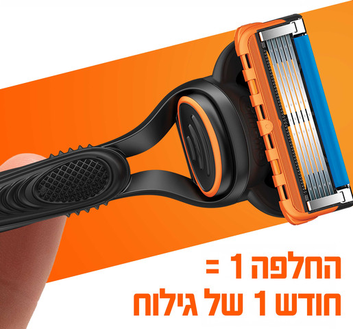 מארז סכיני גילוח פיוז'ן ידני