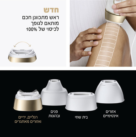IPL 5 מכשיר להפחתת שיער לצמיתות 5431