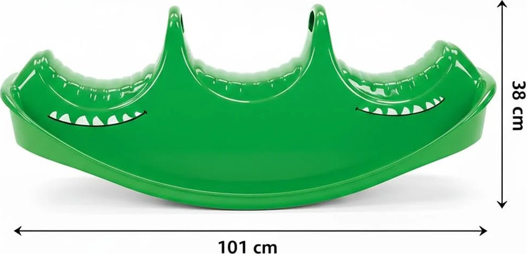 נדנדת טריו תנין תלת מושבית לילדים מבית Dantoy