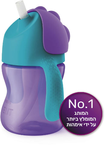 כוס עם קש לגיל 9+
