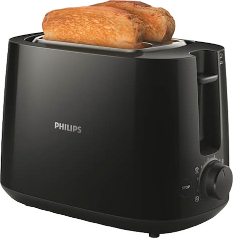 מצנם 2 פרוסות Philips פיליפס Daily Collection HD2581/90 שחור