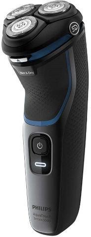 מכונת גילוח נטענת לשימוש יבשרטוב Philips פיליפס AquaTouch Shaver Series 3000 S312251