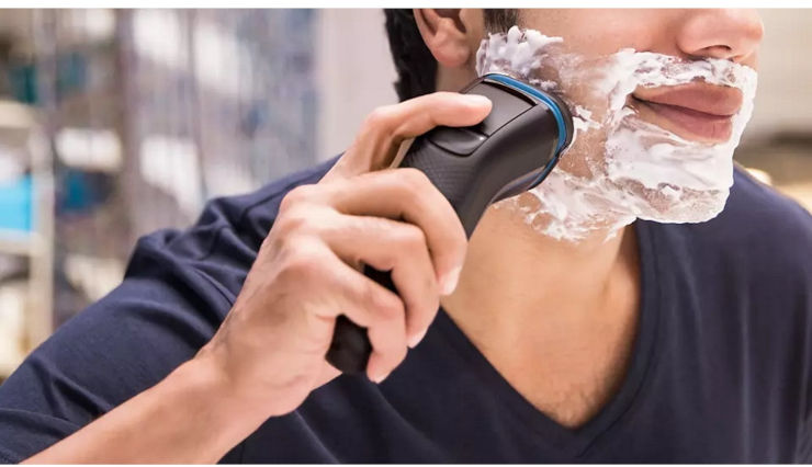 מכונת גילוח נטענת לשימוש יבשרטוב Philips פיליפס AquaTouch Shaver Series 3000 S312251
