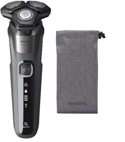 מכונת גילוח חשמלית נטענת לשימוש יבש/רטוב Philips פיליפס series 5000 SkinIQ S5587/10
