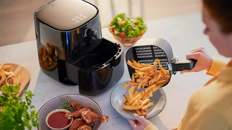 סיר טיגון ללא שמן 4.1 ליטר Philips פיליפס AirFry Compact HD9200/90