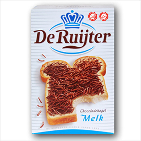 De Ruijter Melk פתיתי שוקולד חלב ללחם