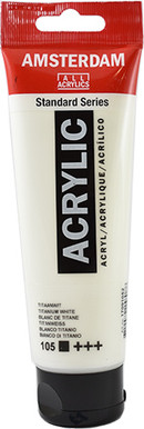 אקריליק Amsterdam בצבע  titanium white