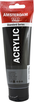 אקריליק Amsterdam בצבע oxide black