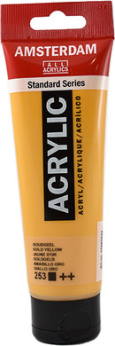 אקריליק Amsterdam בצבע  gold yellow