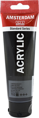 אקריליק Amsterdam בצבע  lamp black