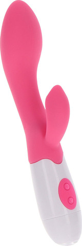 ויברטור סיליקון | 2 מנועים | Funky Lover Vibrator | ,ורוד