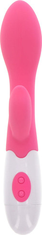 ויברטור סיליקון | 2 מנועים | Funky Lover Vibrator | ,ורוד
