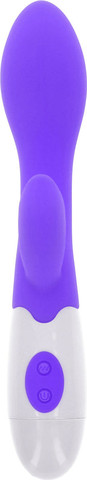 ויברטור סיליקון | 2 מנועים | Funky Lover Vibrator ,סגול