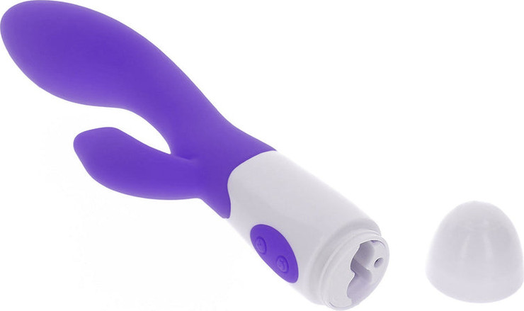 ויברטור סיליקון | 2 מנועים | Funky Lover Vibrator ,סגול