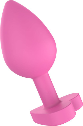 פלאג אנאלי בצורת לב ומסרים שובבים  8.5 ס"מ | Buttplug Let's Fuck ,ירוק
