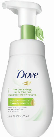 קצף מזין לניקוי פנים לעור מעורב עד שמן