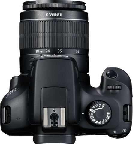 מצלמה DSLR כולל זוג עדשות Canon קנון EOS 4000D 18-55mm III+ 75-300mm III שחור