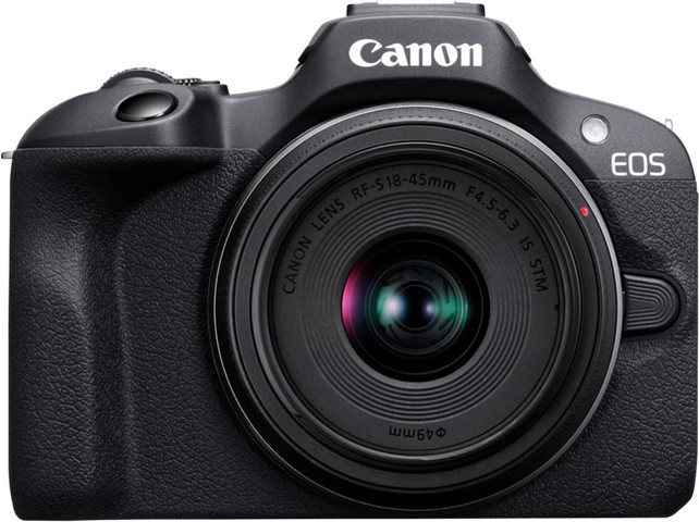 מצלמה דיגיטלית ללא מראה EOS R100 + עדשת Canon RF 18-45 קנון EOS R100 + RF 18-45