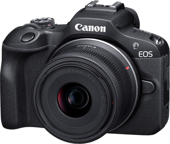 מצלמה דיגיטלית ללא מראה EOS R100 + עדשת Canon RF 18-45 קנון EOS R100 + RF 18-45
