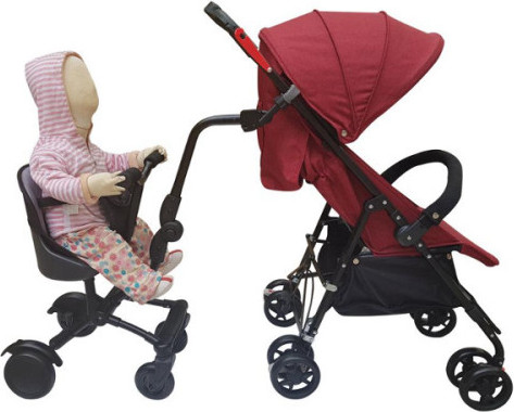 טרמפיסט צד עם מושב לעגלה ו-4 גלגלים COZY UPTOWN RIDER מבית BabySafe
