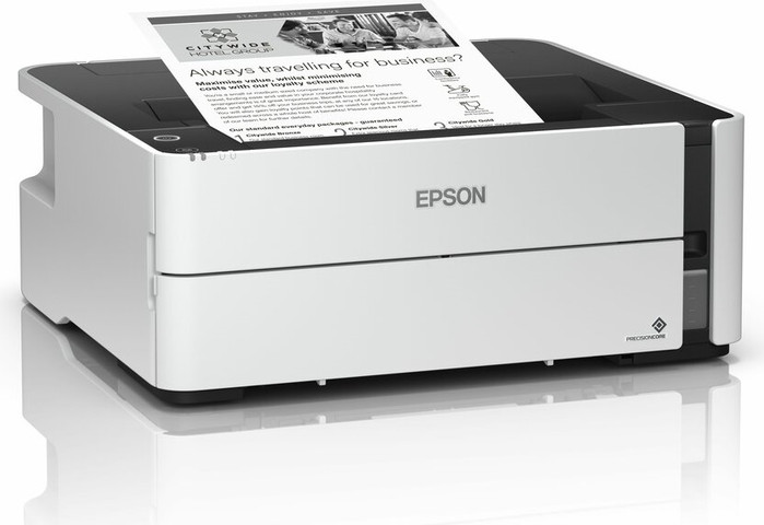 מדפסת בקבוקוני דיו עסקית אלחוטית - שחור לבן Epson אפסון EcoTank M1170