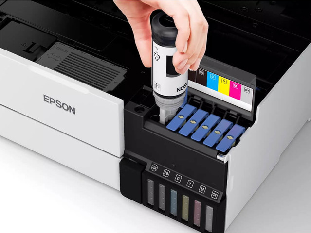 מדפסת הזרקת דיו אלחוטית משולבת Epson אפסון EcoTank L8160 C11CJ20402
