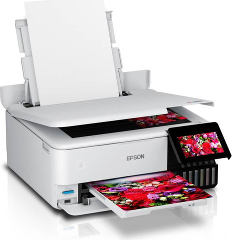 מדפסת הזרקת דיו אלחוטית משולבת Epson אפסון EcoTank L8160 C11CJ20402