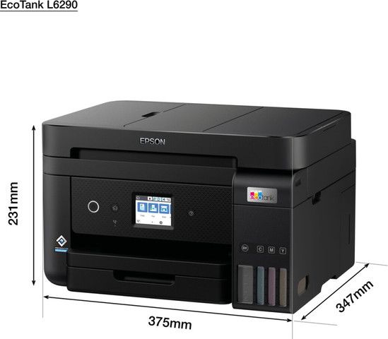 מדפסת אלחוטית משולבת Epson אפסון EcoTank L6290
