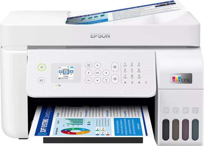 מדפסת אלחוטית משולבת Epson אפסון EcoTank L5296