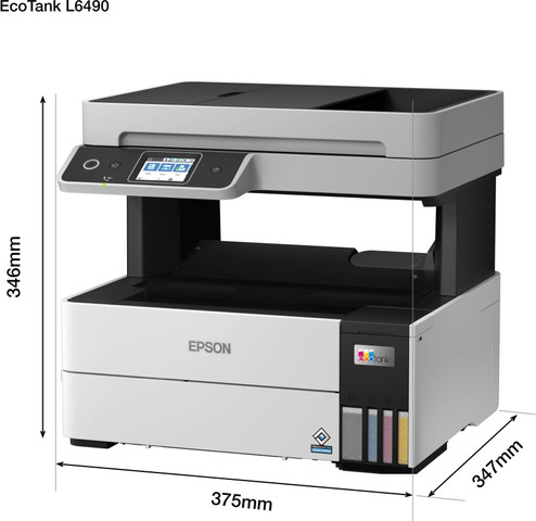 מדפסת אלחוטית משולבת Epson אפסון EcoTank L6490