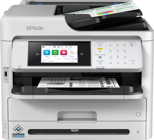 מדפסת הזרקת דיו אלחוטית משולב לעסקים Epson אפסון WorkForce Pro WF-M5899DWF