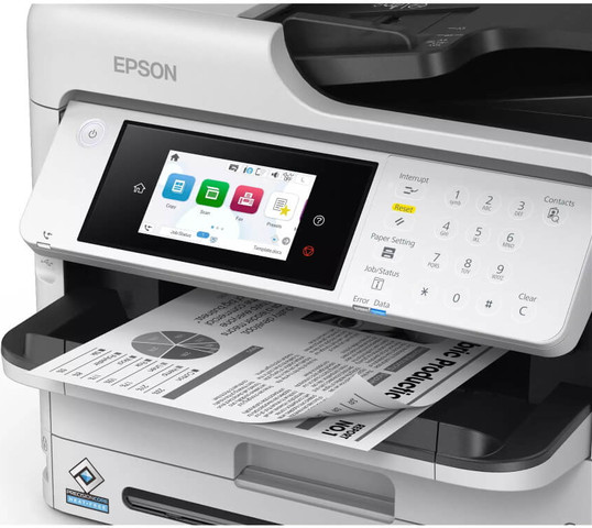 מדפסת הזרקת דיו אלחוטית משולב לעסקים Epson אפסון WorkForce Pro WF-M5899DWF