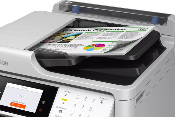 מדפסת הזרקת דיו אלחוטית משולב לעסקים Epson אפסון WorkForce Pro WF-M5899DWF