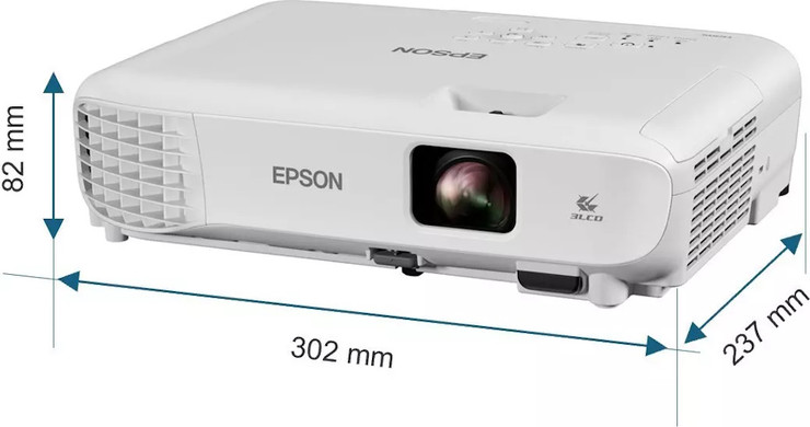 מקרן 4000 לומנס Epson אפסון EB-W53