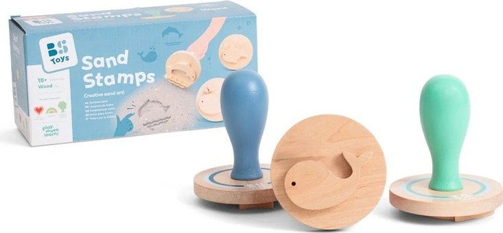 חותמות עץ למשחק בחול - BS Toys