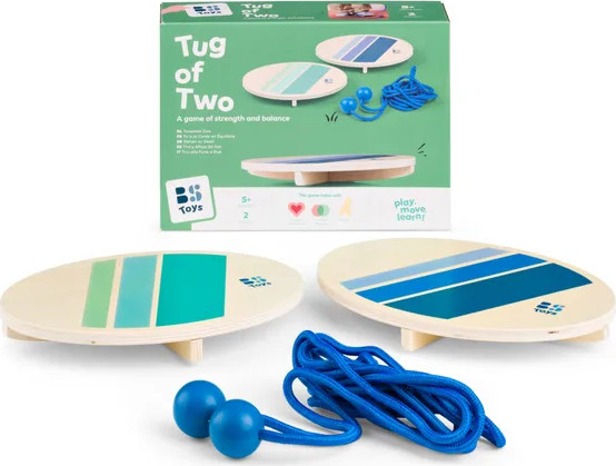 משחק איזון ושיווי משקל – משוך בחבל זוגי - BS Toys