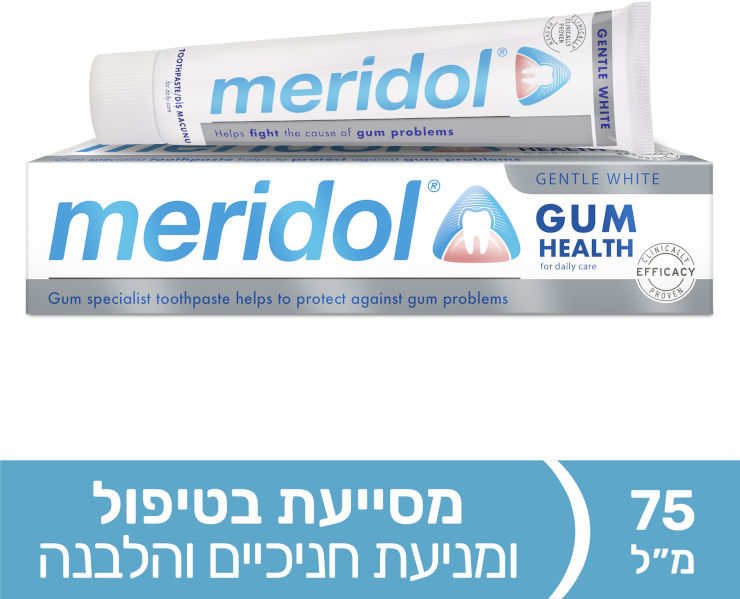 משחת שיניים הלבנה להגנה על החניכיים