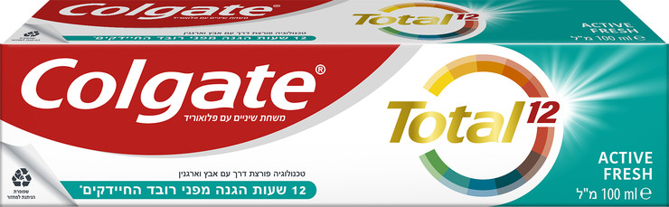 טוטאל משחת שיניים פסים מרעננים