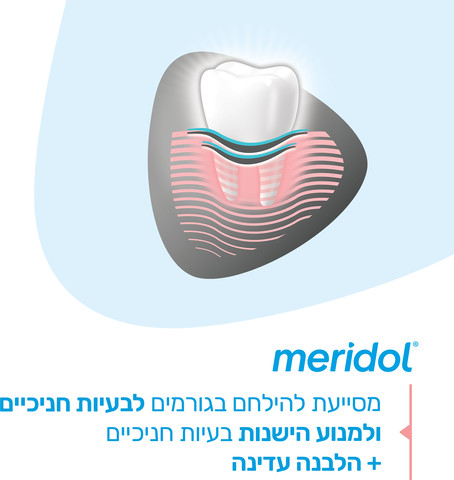 משחת שיניים להגנה על החניכיים + הלבנה עדינה מסייעת במניעת בעיות חניכיים וחזרתן