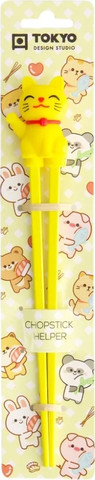 צ'ופסטיקס לילדים LUCKY CAT צהוב