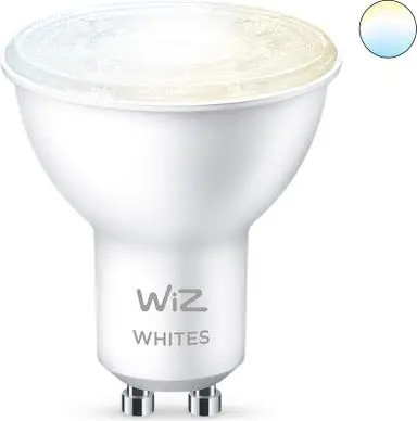 זוג נורות ספוט דקרויקה Wi-Fi BLE 50W GU10 927-65 TW 2PF/6 לבן