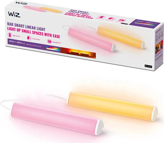 גוף תאורה ליניארי כפול Wi-Fi Bar Linear Light Dual לבן