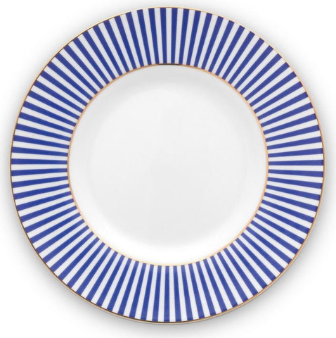 צלחת 17 סמ Royal white מבית PIP STUDIO