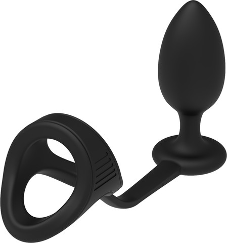 טבעת פין ופלאג אנאלי  2 ב-1