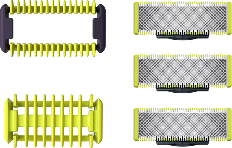 מארז 3 סכיני גילוח להחלפה Philips One Blade פיליפס One Blade QP630/51