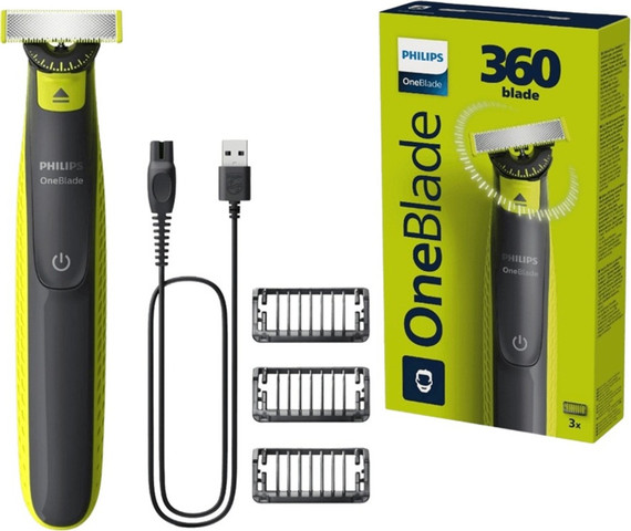 פיליפס מכונת גילוח וואן בלייד 360 לגברים דגם QP2724/23