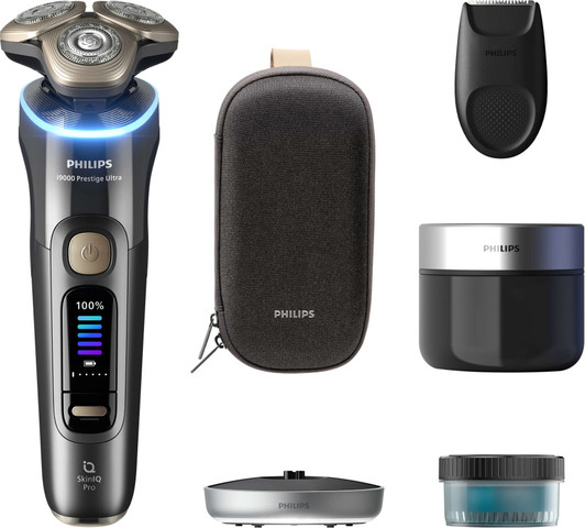 מכונת גילוח נטענת יבש/רטוב Philips פיליפס i9000 Prestige Ultra XP9402/31