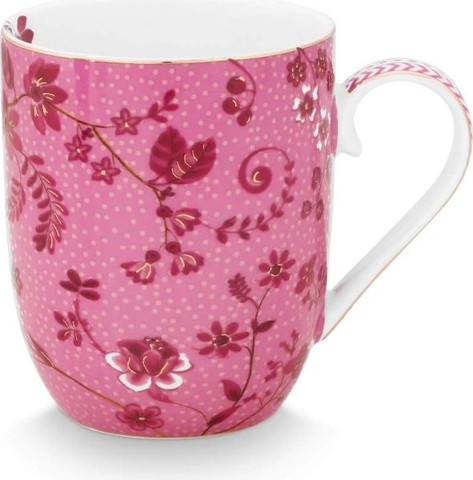 מאג קטן מפורצלן ורוד 145 מל Jolie Flowers מבית PIP STUDIO