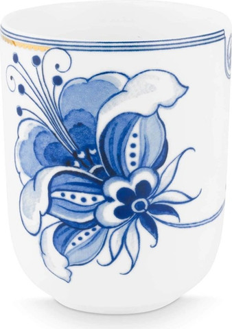 מאג פורצלן כחול לבן 400 מל The Blue Bird מבית PIP STUDIO